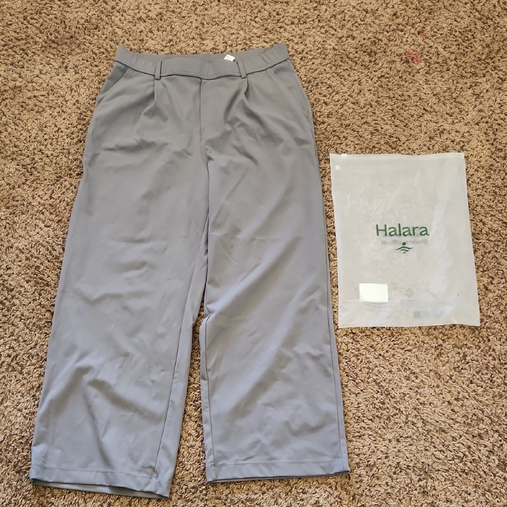 Halara Gray Wide-Leg Pants